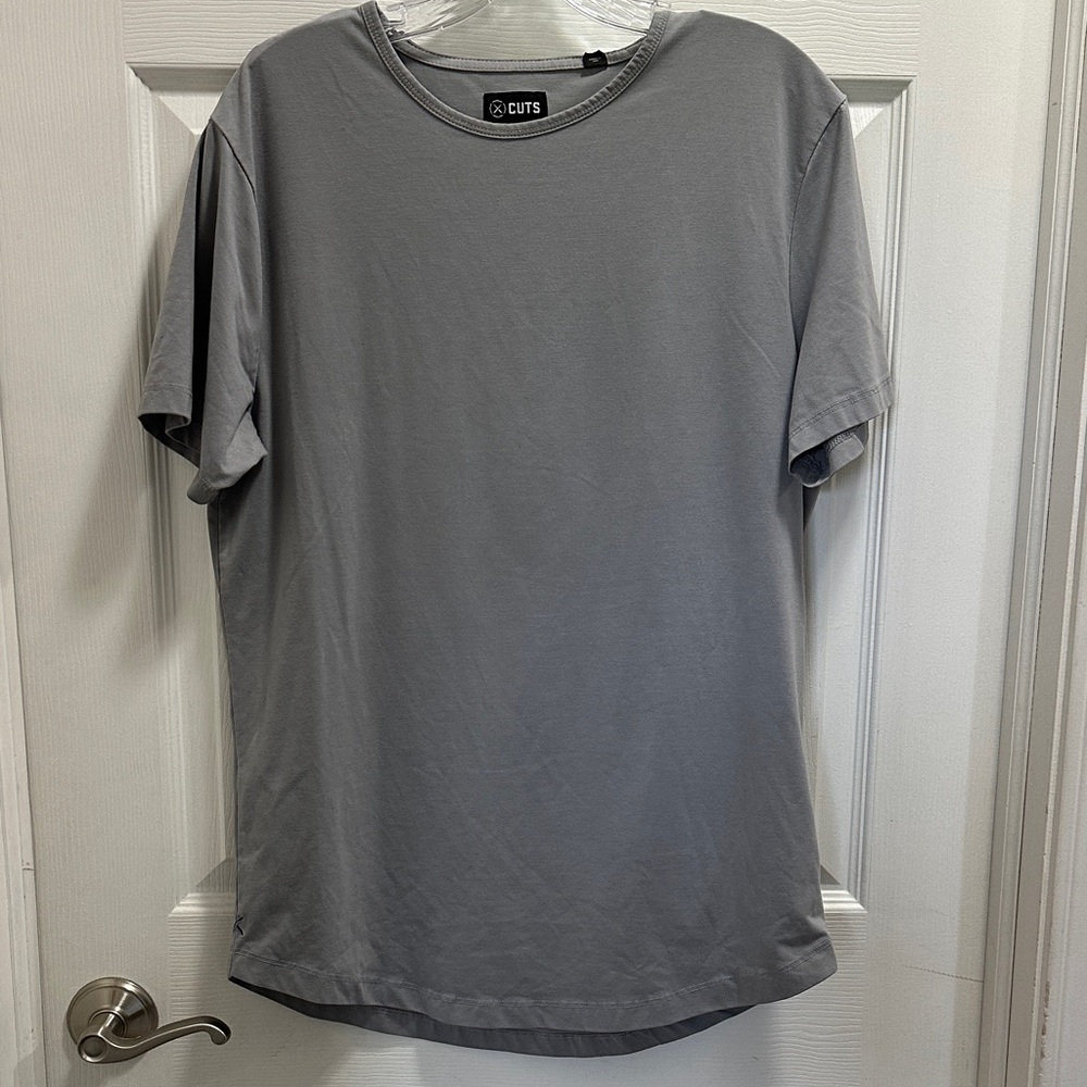 CUTS curved hemmed t-shirt